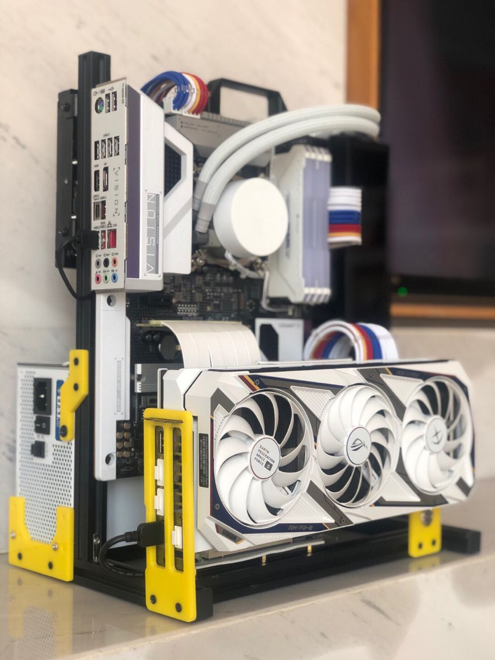 ATX EATX PC Test Bench Handle  - Aluminum Open Frame Test Bench Water Cooling review and price